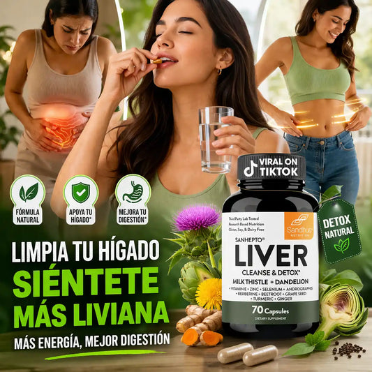 LiverCare™ Detox Support – Limpieza Natural del Hígado y Energía Diaria