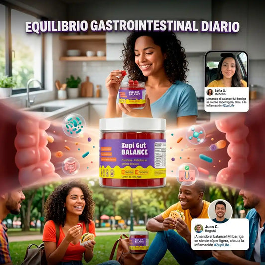 GutReset® Gomitas Digestivas Zupi – Equilibra tu intestino y siéntete liviana